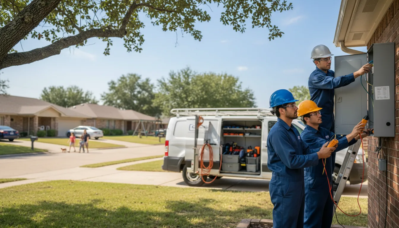 Certified electrician providing emergency electrical services in Bee Branch, AR